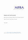 Research paper thumbnail of Sukuk and bond spreads