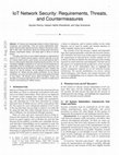 Research paper thumbnail of IoT Network Security: Requirements, Threats, and Countermeasures