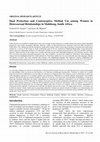 Research paper thumbnail of Dual Protection and Contraceptive Method Use among Women in Heterosexual Relationships in Mahikeng, South Africa