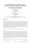 Research paper thumbnail of Vegetation History in the Oukaïmeden Valley. Human Action and the Evolution of the Landscape