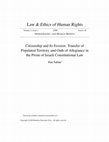 Research paper thumbnail of Citizenship and Its Erosion: Transfer of Populated Territory and Oath of Allegiance in the Prism of Israeli Constitutional Law