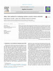 Research paper thumbnail of ABox: New method for evaluating wireless acoustic-sensor networks