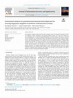 Research paper thumbnail of Performance analysis of a parameterized minutiae-based approach for securing fingerprint templates in biometric authentication systems