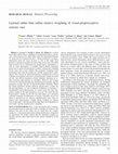 Research paper thumbnail of Learned rather than online relative weighting of visual-proprioceptive sensory cues