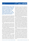 Research paper thumbnail of Reseña bibliográfica: QUADROS RÜCKERT, Fabiano, Fábio Alexandre dos SANTOS, Guillermo BANZATO (Coordinadores) 2021: Aguas y políticas públicas en Argentina, Brasil y México. Jaén, Editorial Universidad de Jaén, 240 págs. ISBN 978-84-9159-401-7.