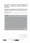 Research paper thumbnail of Demonização e afetividade na transição democrática brasileira: a sociologia da repressão de William da Silva Lima