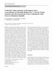 Research paper thumbnail of Could the Canopy Structure of Bryophytes Serve as an Indicator of Microbial Biodiversity? A Test for Testate Amoebae and Microcrustaceans from a Subtropical Cloud Forest in Dominican Republic