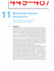 Research paper thumbnail of Multimodal gesture recognition