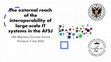 Research paper thumbnail of THE EXTERNAL REACH OF THE INTEROPERABILITY OF LARGE-SCALE IT SYSTEMS IN THE AFSJ