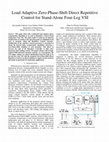 Research paper thumbnail of Load adaptive zero-phase-shift direct repetitive control for stand-alone four-leg VSI