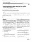 Research paper thumbnail of Engineered nanomaterials as fighters against SARS-CoV-2: The way to control and treat pandemics