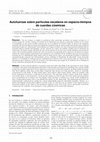 Research paper thumbnail of Autofuerzas sobre partículas escalares en espacio-tiempos de cuerdas cósmicas