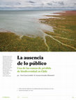 Research paper thumbnail of Ausencia de lo público y pérdida de biodiversidad