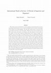 Research paper thumbnail of International trade in services: A portrait of importers and exporters