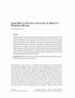 Research paper thumbnail of James Bryce’s Political Analysis of Mexico’s Porfirian Regime