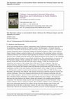 Research paper thumbnail of A. Girard and G. Pizzorusso, « The Maronite college in early modern Rome: Between the Ottoman Empire and the Republic of Letters », in L. Chambers and T. O’Connor (eds.), Collegial Communities in Exile. Education, migration and Catholicism in early modern Europe, Manchester, 2017.