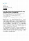 Research paper thumbnail of Using online N2O isotopic measurements to understand grassland N2O emission processes in a changing climate 