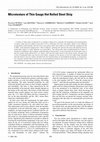 Research paper thumbnail of Microtexture of Thin Gauge Hot Rolled Steel Strip