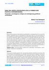 Research paper thumbnail of Para una crítica sociológica de la corrección política contemporánea