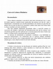 Research paper thumbnail of Curso de Leitura Dinamica