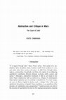 Research paper thumbnail of "Abstraction and Critique in Marx: The Case of Debt"