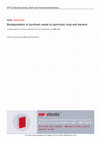 Research paper thumbnail of Chlorhexidine biodegradation by ligninolytic fungi