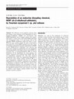 Research paper thumbnail of Degradation of an endocrine disrupting chemical, DEHP [di-(2-ethylhexyl)-phthalate], by Fusarium oxysporum f. sp. pisi cutinase