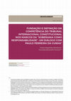 Research paper thumbnail of Fundação e Definição Da Competência Do Tribunal Internacional Constitucional Nos Marcos Da “Soberania Como Responsabilidade”: Um Diálogo Com Paulo Ferreira Da Cunha