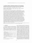 Research paper thumbnail of A stochastic model for estimating groundwater and contaminant discharges from fractured rock passive flux meter measurements