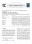 Research paper thumbnail of Using constant head step tests to determine hydraulic apertures in fractured rock