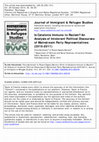 Research paper thumbnail of Is Catalonia Immune to Racism? An Analysis of Intolerant Political Discourses of Mainstream Party Representatives (2010–2011)