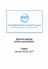 Research paper thumbnail of International Panel on Social Progress - Rethinking Society for the 21th Century, Lisbon, January 26-28, 2017