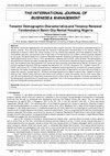 Research paper thumbnail of THE INTERNATIONAL JOURNAL OF BUSINESS & MANAGEMENT Tenants' Demographic Characteristics and Tenancy Renewal Tendencies in Benin City Rental Housing, Nigeria