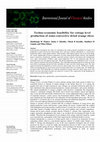 Research paper thumbnail of Techno-economic feasibility for cottage level production of osmo-convective dried orange slices