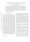 Research paper thumbnail of On the Possibility of Ontological Models of Quantum Mechanics