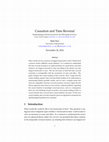 Research paper thumbnail of Causation and Time Reversal