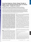 Research paper thumbnail of Assessing dangerous climate change through an update of the Intergovernmental Panel on Climate Change (IPCC) “reasons for concern”