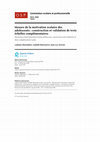 Research paper thumbnail of Mesure de la motivation scolaire des adolescents : construction et validation de trois échelles complémentaires