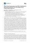 Research paper thumbnail of Waste Picker Organizations and Their Contribution to the Circular Economy: Two Case Studies from a Global South Perspective