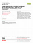 Research paper thumbnail of Rapprochement Des Pôles Nature et Culture Par La Recherche en Épigénétique : Dissection D’Un Bouleversement Épistémologique Attendu