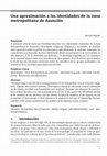 Research paper thumbnail of Una aproximación a las identidades de la Zona Metropolitana de Asunción