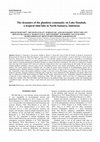 Research paper thumbnail of The dynamics of the plankton community on Lake Siombak, a tropical tidal lake in North Sumatra, Indonesia