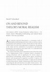 Research paper thumbnail of On and Beyond Taylor’s Moral Realism