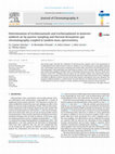 Research paper thumbnail of Determination of trichloroanisole and trichlorophenol in wineries’ ambient air by passive sampling and thermal desorption–gas chromatography coupled to tandem mass spectrometry