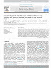 Research paper thumbnail of Evaluation of the levels of alcohol sulfates and ethoxysulfates in marine sediments near wastewater discharge points along the coast of Tenerife Island