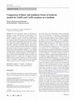 Research paper thumbnail of Comparison of linear and nonlinear forms of isotherm models for Zn(II) and Cu(II) sorption on a kaolinite