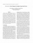 Research paper thumbnail of H N : Network support for scaling of large-scale services