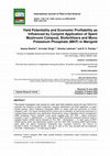 Research paper thumbnail of Yield Potentiality and Economic Profitability as Influenced by Conjoint Application of Spent Mushroom Compost, Biofertilizers and Mono Potassium Phosphate (MKP) in Marigold