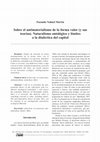 Research paper thumbnail of El antimaterialismo de la forma valor