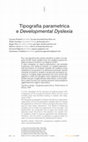 Research paper thumbnail of Tipografia parametrica e Developmental Dyslexia